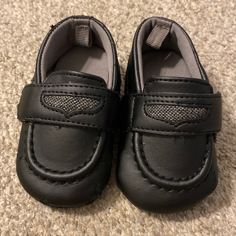 Baby Boy Black Shoes